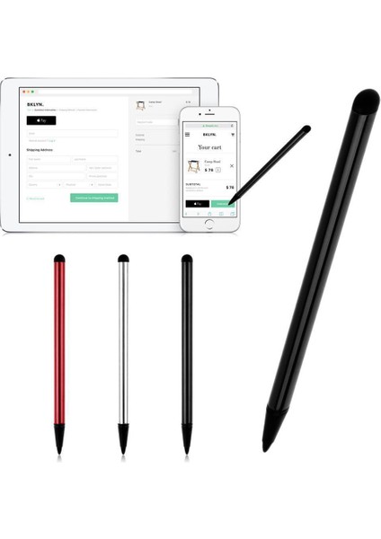 Kapasitif Kalem Dokunmatik Ekran Stylus Kalem Çok Fonksiyonlu Dokunmatik Ekran Kalemi Cep Telefonu Kalemi Iphonesamsungipad (Yurt Dışından)