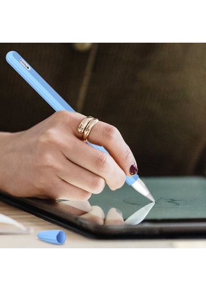 Apple Pencil Için 2. Nesil Kaymaz Sıvı Silikon Stylus Kalem Kılıf ı Stylus Kalem Kapağı (Yurt Dışından) indirimleri