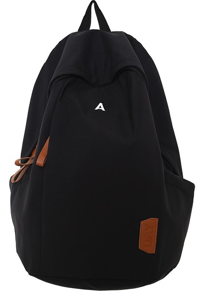 Lise Okul Çantaları, Erkek Çocuklar ve Üniversite Öğrencileri, Siyah Bilgisayar Sırt Çantaları, Kadın Yüksek Kaliteli Düz Renkli Seyahat Sırt Çantaları, Büyük Kapasiteli (Yurt Dışından)