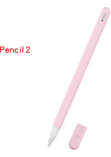 Apple Pencil 2. Nesil Için Kaymaz Silikon Kapak Tutucu Koruyucu Uç Kapağı (Yurt Dışından)