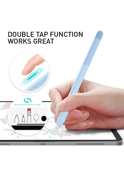 Apple Pencil 2. Nesil Için Silikon Kılıf , Renkli Ultra Ince Stylus Kalem Kutusu (Yurt Dışından) fırsatları