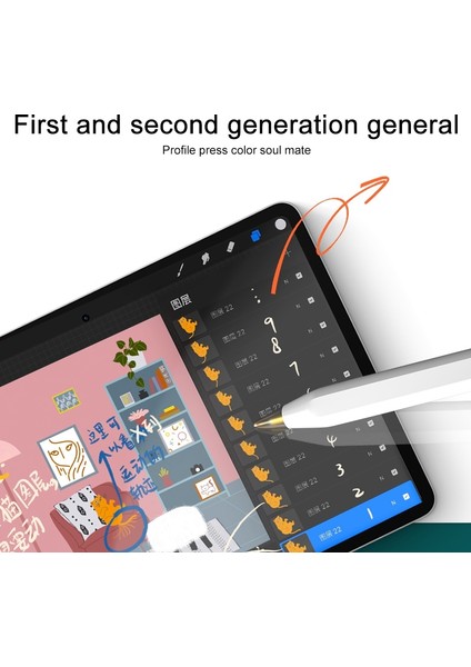 Apple Pencil Için Kalem Uçları Kalem Uçları Seti 1. Nesil2. Nesil 2 In 1 5.0 Iğne + 6.0 Pirinç Kısa Iğne Değiştirme Ipuçları Çizimyazma Için (Yurt Dışından)