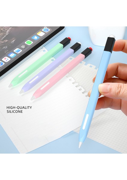 Apple Pencil 2. Nesil Stylus Pen Kapağı Için Toz Önleyici Silikon Kılıf (Yurt Dışından)