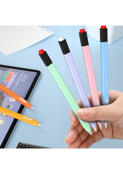 Apple Pencil 2. Nesil Stylus Pen Kapağı Için Toz Önleyici Silikon Kılıf (Yurt Dışından)