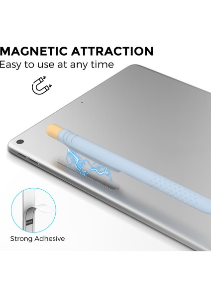 Ahastyle PT152 Apple Pencil Için Silikon Kılıf 1. Nesil Stylus Kalem Kutusu Çift Renkli Darbeye Dalı Kapak (Yurt Dışından) modelleri