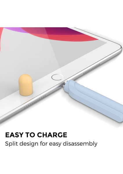 Ahastyle PT152 Apple Pencil Için Silikon Kılıf 1. Nesil Stylus Kalem Kutusu Çift Renkli Darbeye Dalı Kapak (Yurt Dışından) fırsatları