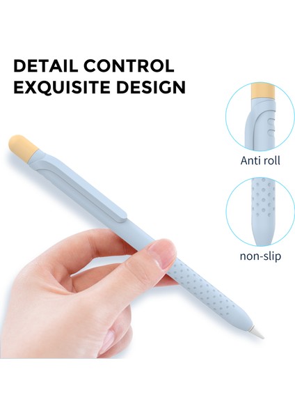 Ahastyle PT152 Apple Pencil Için Silikon Kılıf 1. Nesil Stylus Kalem Kutusu Çift Renkli Darbeye Dalı Kapak (Yurt Dışından) indirimleri