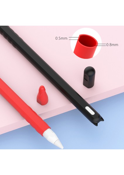 Forestl Digital Apple Pencil 2. Nesil Için Yumuşak Silikon Koruyucu Kalem Kutusu Sarma Kolu (Yurt Dışından)