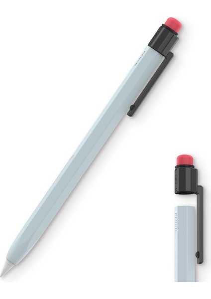 Ahastyle PT180-2-K Apple Pencil 2. Nesil Için Retro Silikon Kılıf Stylus Kalem Koruyucu Kapak (Yurt Dışından)