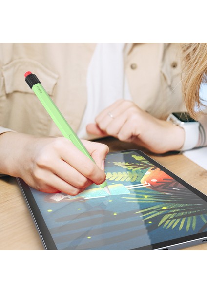 Ahastyle PT180-2-K Apple Pencil Için 2. Nesil Retro Silikon Kılıf Stylus Kalem Koruyucu Kapak (Yurt Dışından) indirimleri