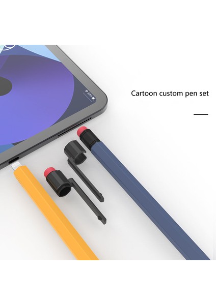Ahastyle PT180-1-K Apple Pencil 1. Nesil Kol Stylus Kalem Retro Kılıf Silikon Koruyucu Kapak (Yurt Dışından)