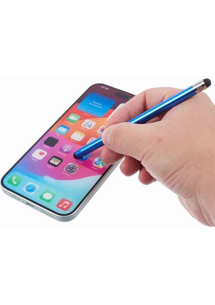 Çift Silikon Uçlu Pasif Stylus Kalem Hassas Dokunmatik Yazma Çizim Kalemi (Yurt Dışından)
