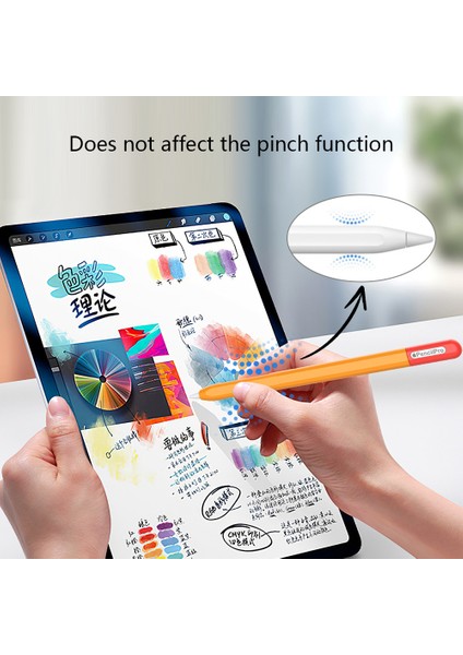 Forestl Digital Apple Pencil Pro Için Silikon Kılıf Renk Ekleme Stylus Kalem Koruyucu Cilt Kapağı (Yurt Dışından)