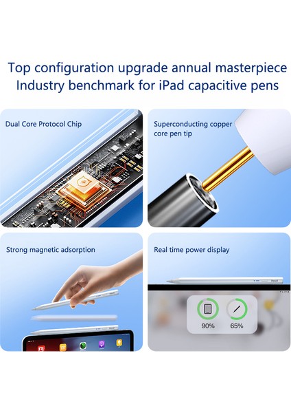 BP18-BL Type-C Dokunarak Yazma Çizimi Için Evrensel Altıgen Bluetooth Stylus Kalem (Yurt Dışından) modelleri