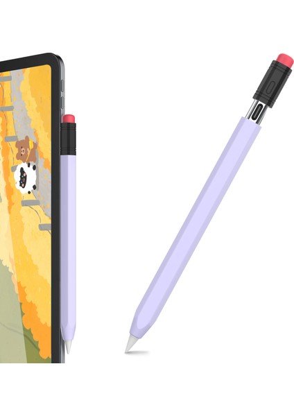 Ahastyle PT180-3 Apple Pencil Için (Usb-C) Stylus Pen Yumuşak Silikon Kılıf (Yurt Dışından)
