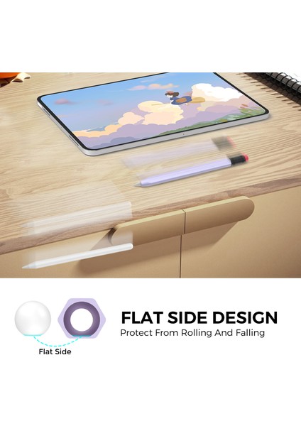 Ahastyle PT180-3 Apple Pencil Için (Usb-C) Stylus Pen Yumuşak Silikon Kılıf (Yurt Dışından)