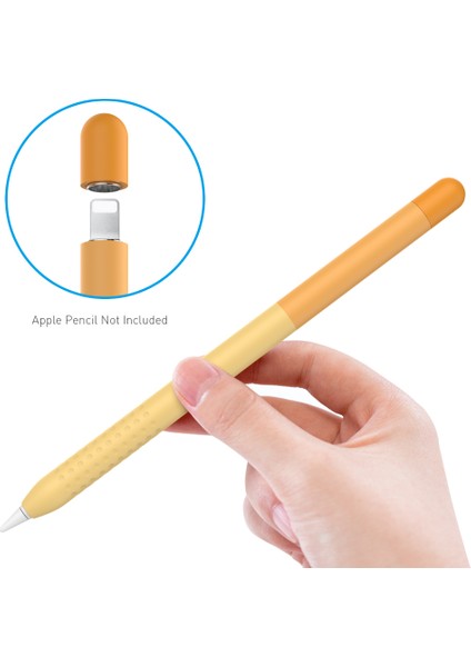 Ahastyle PT102-1 Apple Pencil Için Silikon Kılıf 1. Nesil (Yurt Dışından)