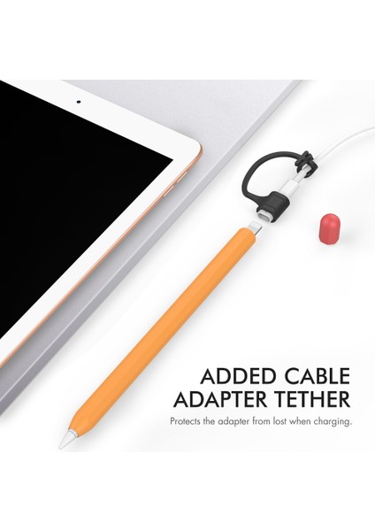 Ahastyle PT94 Apple Pencil 1. Nesil Için Silikon Kılıf , Stylus Kalem Kılıf ı Kontrast Renk Koruyucu Kapak (Yurt Dışından) fırsatları