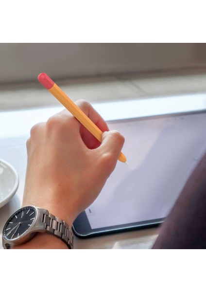 Ahastyle PT94 Apple Pencil 1. Nesil Için Silikon Kılıf , Stylus Kalem Kılıf ı Kontrast Renk Koruyucu Kapak (Yurt Dışından) indirimleri