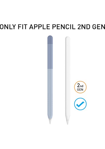 Ahastyle PT102-2 Apple Pencil Için Silikon Kılıf 2. Nesil (Yurt Dışından)