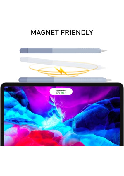 Ahastyle PT102-2 Apple Pencil Için Silikon Kılıf 2. Nesil (Yurt Dışından)