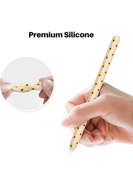Ahastyle PT65-SF Apple Pencil Için Kalem Kılıf ı 2. Nesil,ayçiçeği Desenli Stylus Kalem Silikon Kılıf Koruyucu Kapak (Yurt Dışından) fırsatları