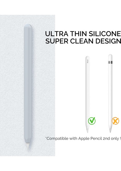 Ahastyle PT65 Apple Pencil 2. Nesil Silikon Kılıf , Stylus Pen Koruyucu Kılıf (Yurt Dışından) fiyatları