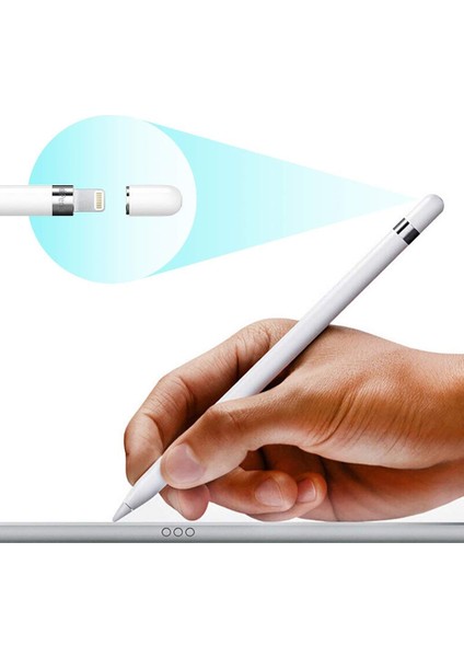 Forestl Digital Apple Pencil Için Manyetik Kalem Kapağı Koruyucu Kapak Değiştirme (Yurt Dışından)