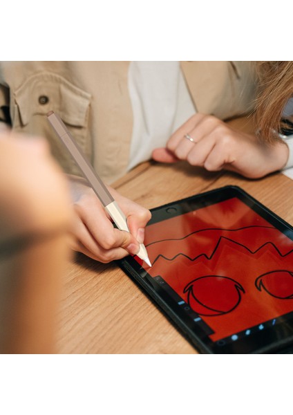 Ahastyle PT-LC05 Apple Pencil Için 2. Nesil Silikon Kılıf Çift Renkli Stylus Kapak Çay Kahves (Yurt Dışından) indirimleri