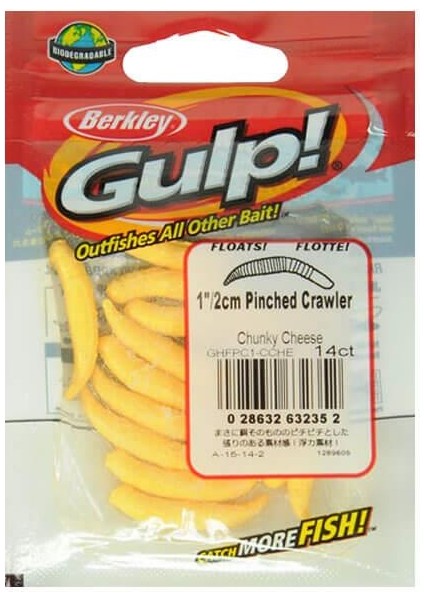 Gulp Floating Pinched Crawler Sahte Kurt 2 cm 14'lü fiyatları