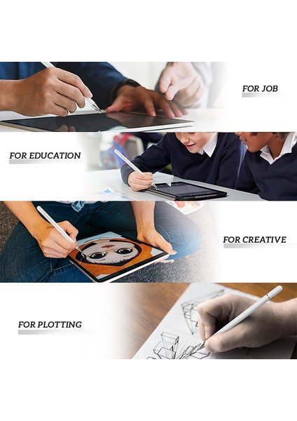 Yesıdo ST04 iPhone iPad Tablet Yazma ve Çizim Için Tükenmez Kalemli Dokunmatik Ekran Kapasitif Stylus (Yurt Dışından)