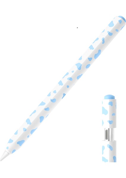 Apple Pencil (Usb-C) Silikon Kılıf Inek Desenli Stylus Kalem Koruyucu Kılıf Kapak (Yurt Dışından)