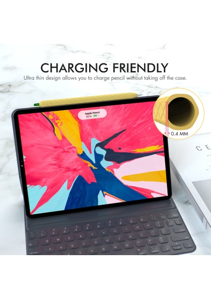 Ahastyle PT106-2 Apple Pencil Için 2. Nesil Stylus Pen Silikon Kılıf Ananas Tarzı Koruyucu Kapak (Yurt Dışından)