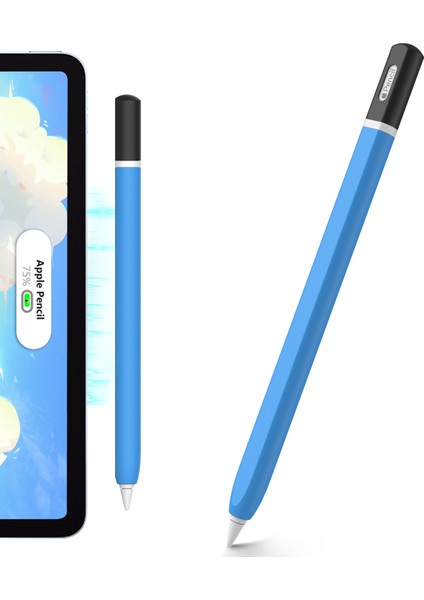 Ahastyle PT-JY16 Apple Pencil 2. Nesil Silikon Kılıf Stylus Kalem Kaymaz Kapak (Yurt Dışından)