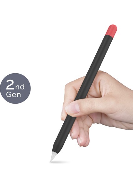 Ahastyle PT65-2 Apple Pencil 2. Nesil Için Silikon Kılıf , Kontrast Renkli Stylus Kalem Yumuşak Koruyucu Kapak (Yurt Dışından) fiyatları