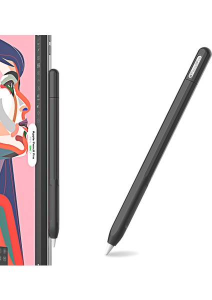 Apple Pencil Pro Için Silikon Kılıf Renk Ekleme Stylus Kalem Koruyucu Cilt Kapağı (Yurt Dışından)