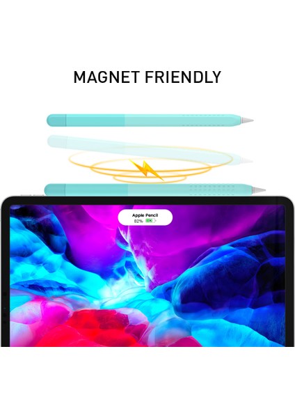 Apple Pencil 1. Nesil Için Silikon Kılıf , Renkli Kaymaz Ultra Ince Stylus Kalem KapağıZümrüt (Yurt Dışından) fiyatları