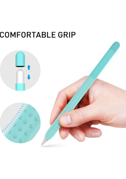 Apple Pencil 1. Nesil Için Silikon Kılıf , Renkli Kaymaz Ultra Ince Stylus Kalem KapağıZümrüt (Yurt Dışından) indirimleri