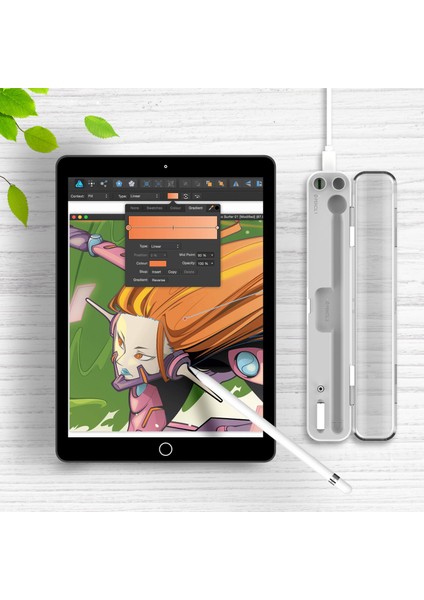 P1 Apple Kalem 2nd1st Nesil Saklama Kutusu Kablosuz Şarj Kutusu 2-In-1 Taşıma Çantası Manyetik Tam Kalemlik (Yurt Dışından) modelleri