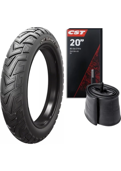 Cst 20X4.00 Tourance Mix Defender Fat Bike Bisiklet Lastik Seti