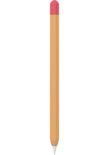 Ahastyle PT65-2 Apple Pencil 2. Nesil Için Silikon Kılıf , Kontrast Renkli Stylus Pen Yumuşak Koruyucu Kapak (Yurt Dışından)