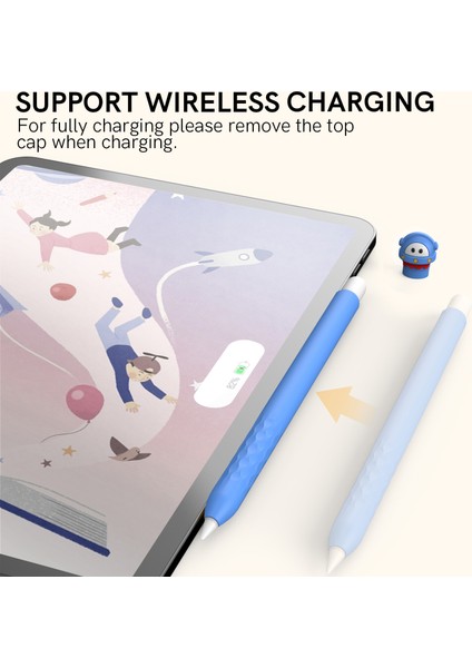 Ahastyle PT129-2 Apple Kalem 2nd Nesil Sevimli Karikatür Stylus Kalem Kapağı Yumuşak Silikon Koluzay Gemis (Yurt Dışından) fiyatları