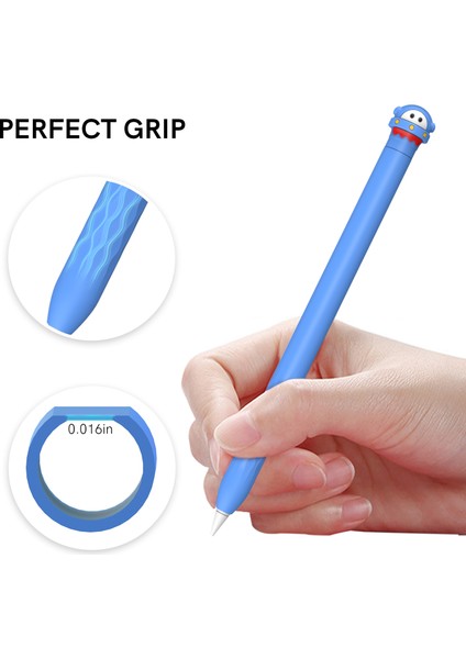 Ahastyle PT129-2 Apple Kalem 2nd Nesil Sevimli Karikatür Stylus Kalem Kapağı Yumuşak Silikon Koluzay Gemis (Yurt Dışından) fırsatları