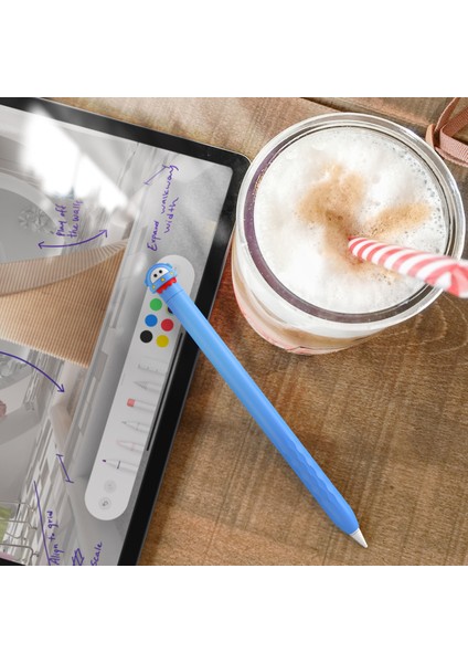 Ahastyle PT129-2 Apple Kalem 2nd Nesil Sevimli Karikatür Stylus Kalem Kapağı Yumuşak Silikon Koluzay Gemis (Yurt Dışından) indirimleri