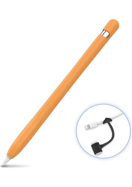 Ahastyle PT93 Apple Pencil 1. Nesil Için Silikon Kılıf , Stylus Kalem Kılıf ı Skin-Touch Kapasitif Kalem Kapağı (Yurt Dışından)