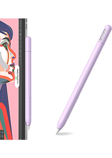 Apple Pencil Pro Için Silikon Kılıf Renk Ekleme Stylus Kalem Koruyucu Cilt Kapağı (Yurt Dışından)