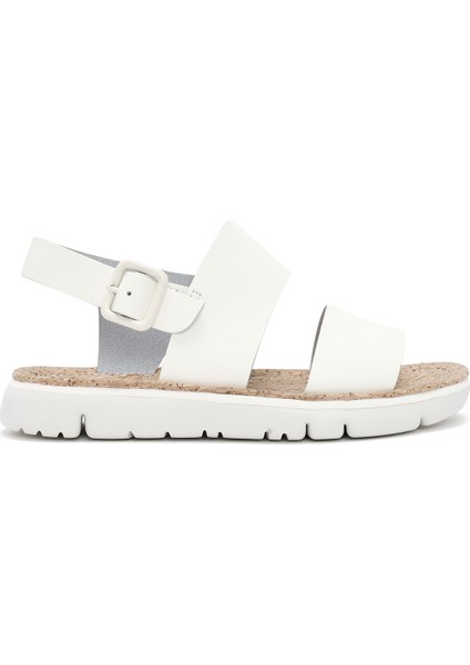 Kadın Beyaz Oruga Sandalet K201038