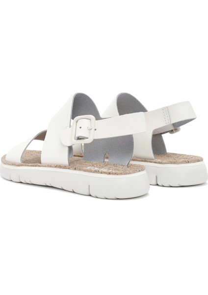 Kadın Beyaz Oruga Sandalet K201038 indirimleri