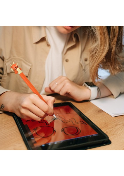 Ahastyle PT129-2 Apple Pencil 2. Nesil Karikatür Ejderha Silikon Kılıf Stylus Kalem Koruyucu Kapak (Yurt Dışından)