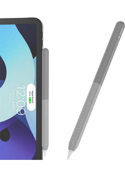 Ahastyle PT182 Apple Pencil Için Silikon Stylus Kalem Kapağı 2. Nesil, Renk Ekleme Retro Kapasitif Stylus Kol (Yurt Dışından)